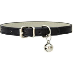 CollarDirect Collare Per Gatti In Pelle Con Cintura Di Sicurezza Elastica E Campanello Per Gattini Da Bambina