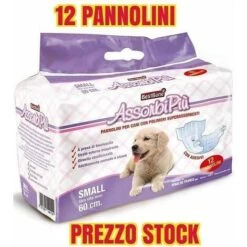 Pannolini Mutandine Per Cani Confezione 12 Pezzi Misura: Extra Large