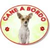 Adesivo Vetrofania Cane A Bordo Chihuahua 2 Adesivo Vetrofania Cane A Bordo Chihuahua -Cibi per cani in Italia 9434933 1