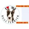 Medaglietta Per Cane Bull Terrier Marrone Spedizione E Incisione Gratis -Cibi per cani in Italia 9435035 1