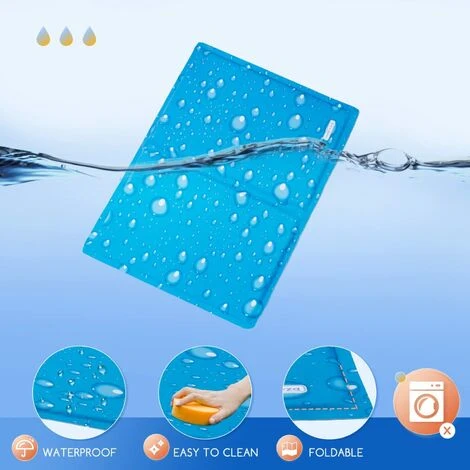 TAPPETINO REFRIGERANTE GEL PER CANI NOBLEZA GATTI ANIMALI DOMESTICI NON TOSSICO - Misure: S L50L40cm 4 TAPPETINO REFRIGERANTE GEL PER CANI NOBLEZA GATTI ANIMALI DOMESTICI NON TOSSICO - Misure: S L50L40cm - immagine 2