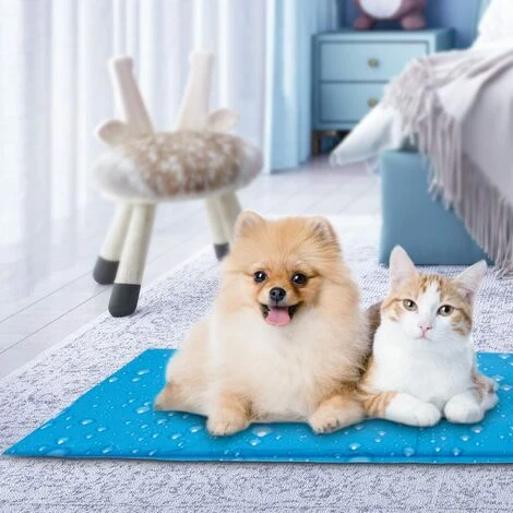 TAPPETINO REFRIGERANTE GEL PER CANI NOBLEZA GATTI ANIMALI DOMESTICI NON TOSSICO - Misure: S L50L40cm 5 TAPPETINO REFRIGERANTE GEL PER CANI NOBLEZA GATTI ANIMALI DOMESTICI NON TOSSICO - Misure: S L50L40cm - immagine 3