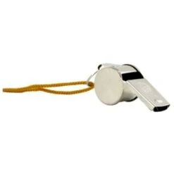 Trade Shop - Fischietto Fischio In Metallo Con Nastro