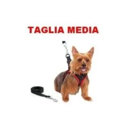 Trade Shop - Elegante Pettorina E Guinzaglio Regolabile Per Cane Comfy Control Taglia Media -Cibi per cani in Italia 95088231 3