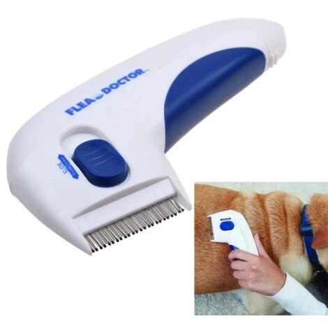 Trade Shop - Pettine Spazzola Elettrica Per Pelo Gatto Cane Antipulci Batterie 7 Trade Shop - Pettine Spazzola Elettrica Per Pelo Gatto Cane Antipulci Batterie - immagine 5