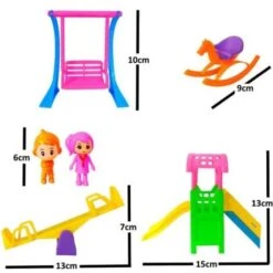 Trade Shop - Luna Park Giostre Giostra Personaggi Altalena Scivolo Giocattolo Gioco Bambina -Cibi per cani in Italia 95100226 3