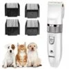 Trade Shop - Tosatrice Per Cane Cani Gatti Animali A Batteria Trimmer Ricaricabile Gm-634 Geemy