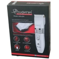 Trade Shop - Tosatrice Per Cane Cani Gatti Animali A Batteria Trimmer Ricaricabile Gm-634 Geemy -Cibi per cani in Italia 95101803 4