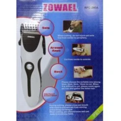 Trade Shop - Tosatrice Rasoio Animali Domestici Taglia Pelo Elettrico Zowael Rcf-280a -Cibi per cani in Italia 95110313 5