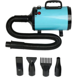 Sèche-poils Toilettage Pour Chiens Séchoir Professionnel Pour Chiens Sèche-cheveux Pour Chiens Chats Animaux - Bleu -Cibi per cani in Italia 95126843 5