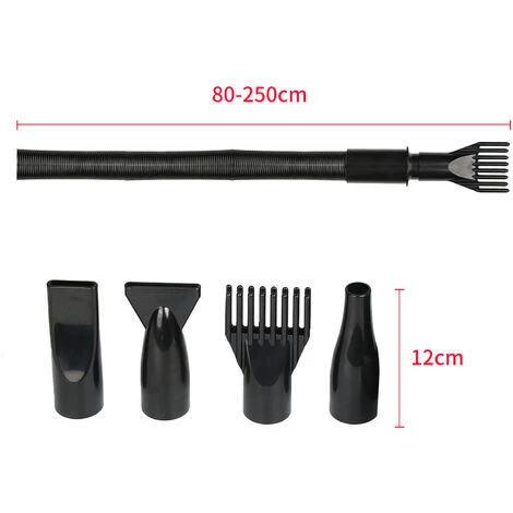 Asciugacapelli Per Animali Domestici In ABS Dimensioni 33 17 80-250 Cm Nero 7 Asciugacapelli Per Animali Domestici In ABS Dimensioni 33 17 80-250 Cm Nero - immagine 5