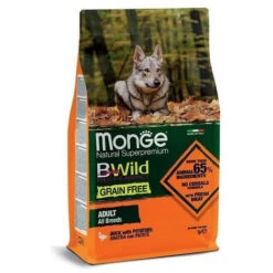 Monge Natural Superpremium BWild Grain Free Per Cane Adult All Breeds Con Anatra E Patate 2,5kg