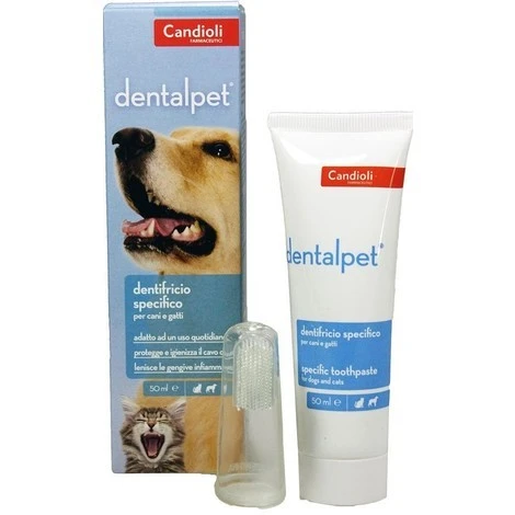Candioli Dentalpet Dentifricio Tubo 50 Da Gr Per Cani E Gatti 3 Candioli Dentalpet Dentifricio Tubo 50 Da Gr Per Cani E Gatti