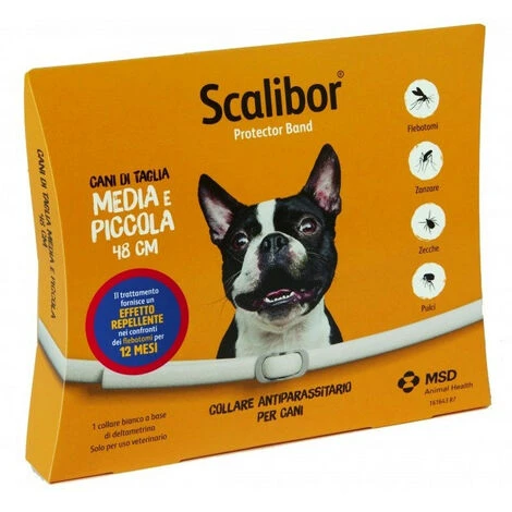 Scalibor Collare Cani Di Taglia Media Piccola 48 Cm 3 Scalibor Collare Cani Di Taglia Media Piccola 48 Cm