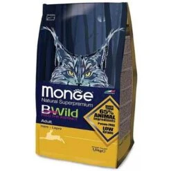 Monge Bwild Per Gatto Adult Con Lepre Da 1,5 Kg