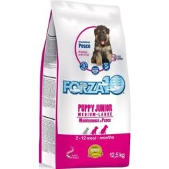 Forza10 Per Cane Puppy Junior Medium/Large Al Pesce Da 12,5 Kg