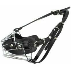 Museruola In Metallo Museruola Per Cani Museruola In Pelle Per Cani Di Grossa Taglia Mordere E Sicurezza Per La Maggior Parte Dei Cani -Cibi per cani in Italia 95345412 3