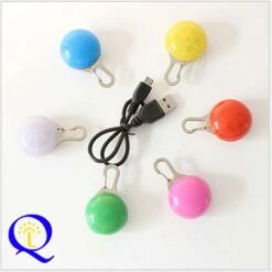 Ciondolo Per Animali Domestici, Ciondolo Luminoso A LED, Portafortuna Con Cane Luminoso, Portafortuna Lampeggiante Per Cane E Gatto (bianco) -Cibi per cani in Italia 95466852 5