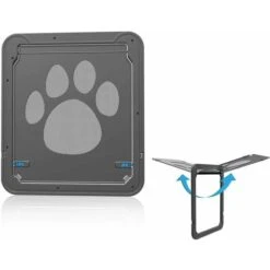 Gattaiola Per Zanzariera Facile Da Installare Freedom Of Dog Porta Zanzariera Con Serratura Per Cani Di Taglia Media/grande -Cibi per cani in Italia 95703521 3