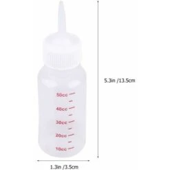 Pezzi 50 Ml Biberon Per Animali Domestici - Capezzolo A Punta Biberon Sicuro Per Cani E Gatti Per Piccoli Animali/gatti/cani/cuccioli/gattini -Cibi per cani in Italia 95706682 3