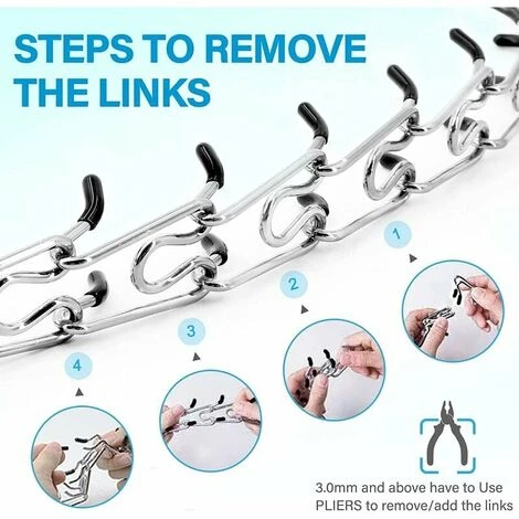 Collare Da Addestramento Per Cani, Collare A Strozzo Per Cani Con Fibbia A Scatto, Collare Per Cani Senza Trazione Per Cani Di Taglia Media E Grande 6 Collare Da Addestramento Per Cani, Collare A Strozzo Per Cani Con Fibbia A Scatto, Collare Per Cani Senza Trazione Per Cani Di Taglia Media E Grande - immagine 4