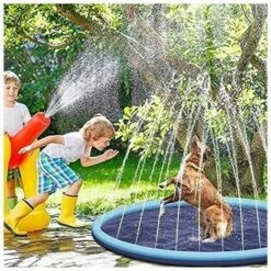 Piscina Per Cani, Piscina Per Animali Domestici, Tappetino Da Gioco Pieghevole Da 170 Cm, Tappetino Da Gioco Per Animali Domestici, Tappetino Da Gioco Portatile All'aperto -Cibi per cani in Italia 95785412 4
