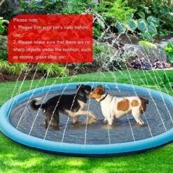 Piscina Per Cani, Piscina Per Animali Domestici, Tappetino Da Gioco Pieghevole Da 170 Cm, Tappetino Da Gioco Per Animali Domestici, Tappetino Da Gioco Portatile All'aperto -Cibi per cani in Italia 95785412 5