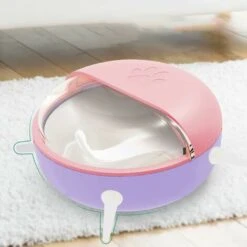 Mangiatoia Per Gattini Neonato Con Capezzoli Distributore Di Latte Per Dispositivi Di Allattamento In Silicone Multi-animale Domestico Per Gatti Cani Conigli, Rosa -Cibi per cani in Italia 95789642 5