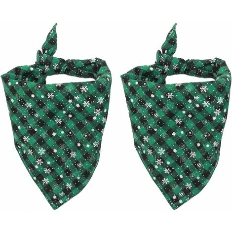 Confezione Da 2 Sciarpe Con Bavaglino In Flanella A Quadri Di Bufalo Bandana Natalizia Per Cani E Gatti Per Cani (Form4) 3 Confezione Da 2 Sciarpe Con Bavaglino In Flanella A Quadri Di Bufalo Bandana Natalizia Per Cani E Gatti Per Cani (Form4)
