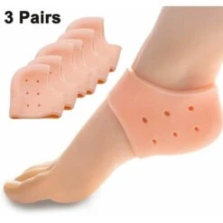Cuscinetti Per Tallone, Cuscinetti In Silicone Per Protezione Tallone In Gel, Calzini Per Tallone, Nuovo Materiale, Gel Per Tallone Per Fascite Plantare, Ottimo Per Dolore Al Tallone, Tallone Secco E
