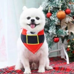 Bandana Per Cani Sciarpa Per Animali Domestici Triangolo Bandana Per Animali Domestici (Stile 3, S) -Cibi per cani in Italia 95860745 4