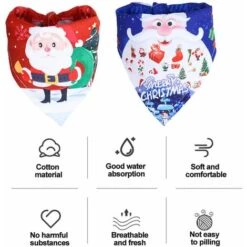 Bandana Per Cani Sciarpa Per Animali Domestici Triangolo Bandana Per Animali Domestici (Stile 1, S) -Cibi per cani in Italia 95860752 3