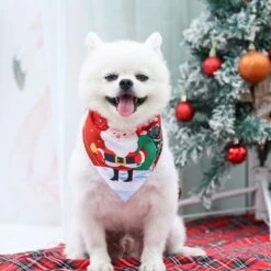 Bandana Per Cani Sciarpa Per Animali Domestici Triangolo Bandana Per Animali Domestici (Stile 1, S) -Cibi per cani in Italia 95860752 4