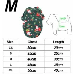 Pet Christmas Holiday Dog Cat Pet Christmas Dog Holiday Costume (M) -Cibi per cani in Italia 95860883 2