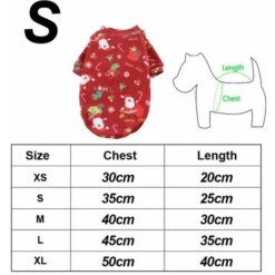 Pet Christmas Holiday Dog Cat Pet Abbigliamento Natalizio Costume (S) -Cibi per cani in Italia 95861084 2