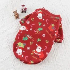 Pet Christmas Holiday Dog Cat Pet Abbigliamento Natalizio Costume (S) -Cibi per cani in Italia 95861084 3