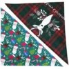 Bandane Natalizie Per Animali Domestici, 2 Sciarpe Di Stoffa Di Saliva, Set Di Foulard Per Animali Domestici Bavaglino A Triangolo Per Animali Domestici, Bandane Per Cani Belle E Morbide (stile 4) -Cibi per cani in Italia 95861125 1
