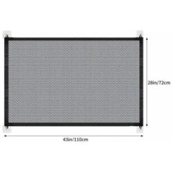 Barriere Per Cani, Magic Gate Porta Per Cani Pieghevole Porta E Cancelletto Per Scale Per Neonati, Cani E Gatti, 110 Cm X 72 Cm -Cibi per cani in Italia 95861280 3