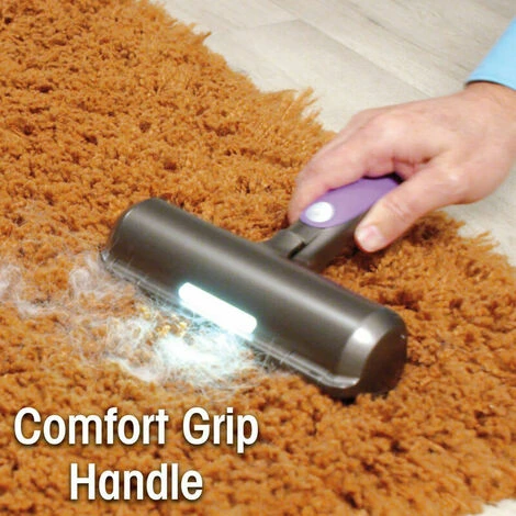 Fur Daddy - Spazzola Anti Peli Di Animali - ™ - Raccogli Peli Di Cane/gatto - Viola E Grigio 5 Fur Daddy - Spazzola Anti Peli Di Animali - ™ - Raccogli Peli Di Cane/gatto - Viola E Grigio - immagine 3