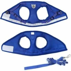 Pettorina E Guinzaglio Per Cani, Pettorina Imbottita In Rete Morbida Per Cuccioli E Gatti, Giacca Traspirante Interno Riflettente Regolabile Per Camminare, Correre, Allenarsi -Cibi per cani in Italia 96150728 5