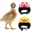 Cappello Con Casco Di Pollo Caschi Per Animali Domestici Cappello Con Casco Di Pollo Con Uccellino Casco Di Pollo Divertente Casco Per Piccoli Animali Adatto Per Polli Galline Animali Domestici Uccell -Cibi per cani in Italia 96192225 1
