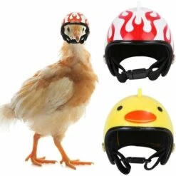Cappello Con Casco Di Pollo Caschi Per Animali Domestici Cappello Con Casco Di Pollo Con Uccellino Casco Di Pollo Divertente Casco Per Piccoli Animali Adatto Per Polli Galline Animali Domestici Uccell