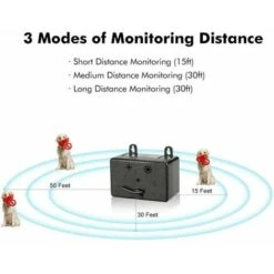 Controllo Dell'abbaio Del Cane, Dispositivo Di Controllo Dell'abbaio Del Cane Ad Ultrasuoni Con Indicatore LED, Controllo Dell'addestramento Del Cane Anti-abbaio Sicuro Per Tutti I Cani (nero) -Cibi per cani in Italia 96204075 4