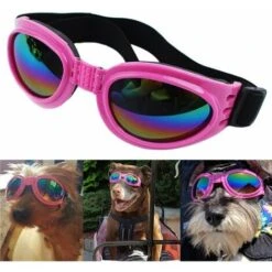 Occhiali Per Cani Protezione Per Gli Occhi Occhiali Da Sole Per Animali Domestici Impermeabili Per Cani (rosa)