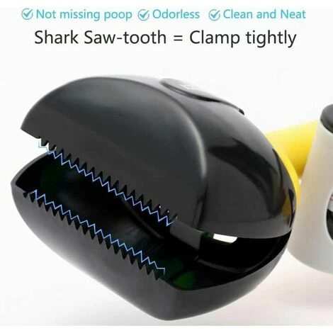 Pala Per Cacca Di Cane Con Borsa Per La Spazzatura Pieghevole Per Cacca Per Cani/gatti Prato Interno/esterno Giallo , 4 Pala Per Cacca Di Cane Con Borsa Per La Spazzatura Pieghevole Per Cacca Per Cani/gatti Prato Interno/esterno Giallo , - immagine 2