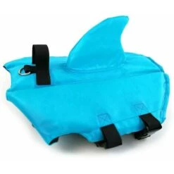 Costume Da Bagno Con Pinna Di Squalo Regolabile Con Giubbotto Di Sicurezza Per Cani (XS, Blu) -Cibi per cani in Italia 96237026 5