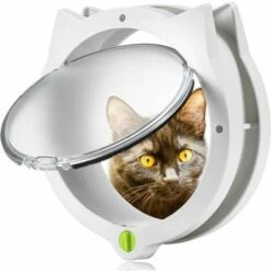 Tappo Chiudibile A Chiave Per Porte Interne Ed Esterne, Pareti O Lettiere Nascoste (bianco).