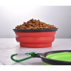 LITZEE Ciotola Da Viaggio Per Cani E Bottiglia Ciotola Da Viaggio Per Cani E Gatti, Ciotola Per Cani In Silicone Pieghevole, Un Set Di 3 Pezzi -Cibi per cani in Italia 96297923 5