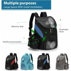 LITZEE Trasportino Per Cani Zaino E Accessori Trasportino Per Cani Zaino Per Gatti Trasportino Per Gatti Trasportino Per Cani Di Piccola Taglia Con Cuscino Staccabile Per Escursioni Da Viaggio -Cibi per cani in Italia 96298003 4