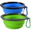 LITZEE Ciotola E Bottiglia Da Viaggio Per Cani Ciotole Da Viaggio Pieghevoli In Silicone Per Cani, Cibo O Acqua Per Escursionismo, Campeggio, Tazza Espandibile, Con Moschettone Blu/Verde 2 LITZEE Ciotola E Bottiglia Da Viaggio Per Cani Ciotole Da Viaggio Pieghevoli In Silicone Per Cani, Cibo O Acqua Per Escursionismo, Campeggio, Tazza Espandibile, Con Moschettone Blu/Verde -Cibi per cani in Italia 96298015 1